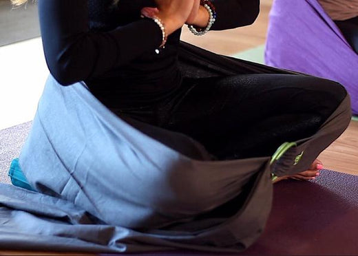Charcoal Meditation Wrap for back support