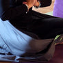 Charcoal Meditation Wrap for back support