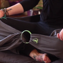 Meditation wrap, in charcoal