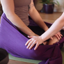 Meditation Wrap - Plum color