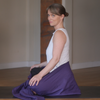 Lotus Wrap patented Meditation Seat Belt & Yoga Strap to support correct posture and ease back pain. Supports correct spinal alignment. Eases muscle tension and anxiety. 